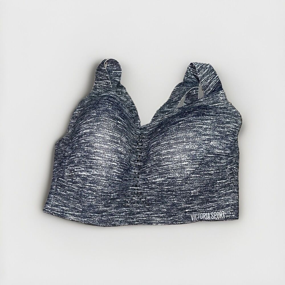 Victoria Sport Angel Max Sports Bra 34DDD Black Heather Strappy Back